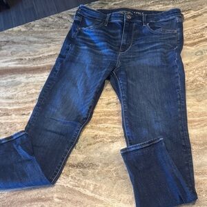 American Eagle Outfitters Dark Blue Skinny Jeans